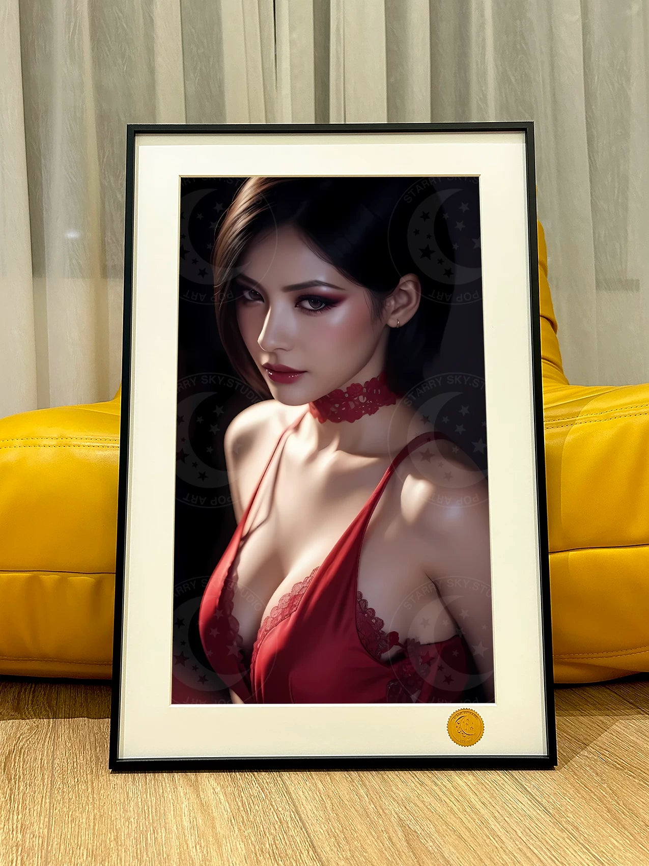 【Pre-sale】Decorative Painting of Red Ada Wong-Resident Evil-XingKong Studio
