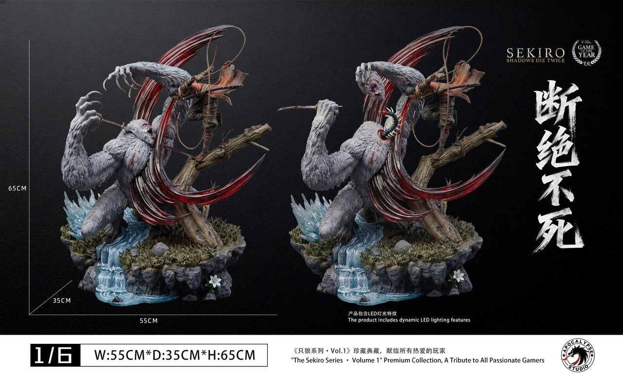 【Pre-sale】1/6 Scale Sekiro vs Guardian Ape with LED-Apocalypse Studio