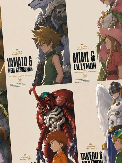 【Pre-sale】Decorative Painting of Digimons-Digimon Adventure-XingKong Studio