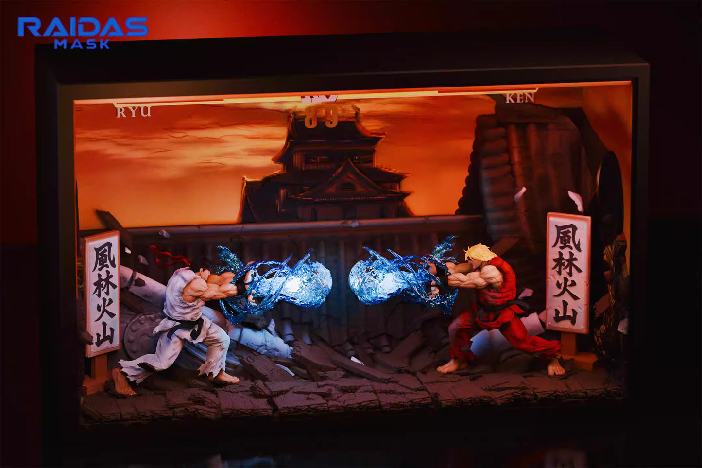 【Pre-sale】1/6 Scale Ryu VS Ken-Raidas Mask Studio