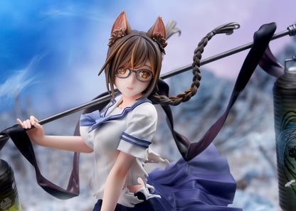 QuesQ - Comic "Bakemonogatari" Tsubasa Hanekawa 1/7 Complete Figure (Licensed)