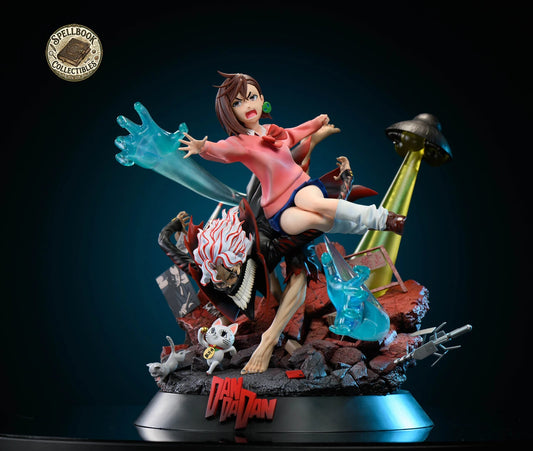 【Pre-sale】1/6 Scale Momo and Okarun with LED-Spellbook Collectibles Studio
