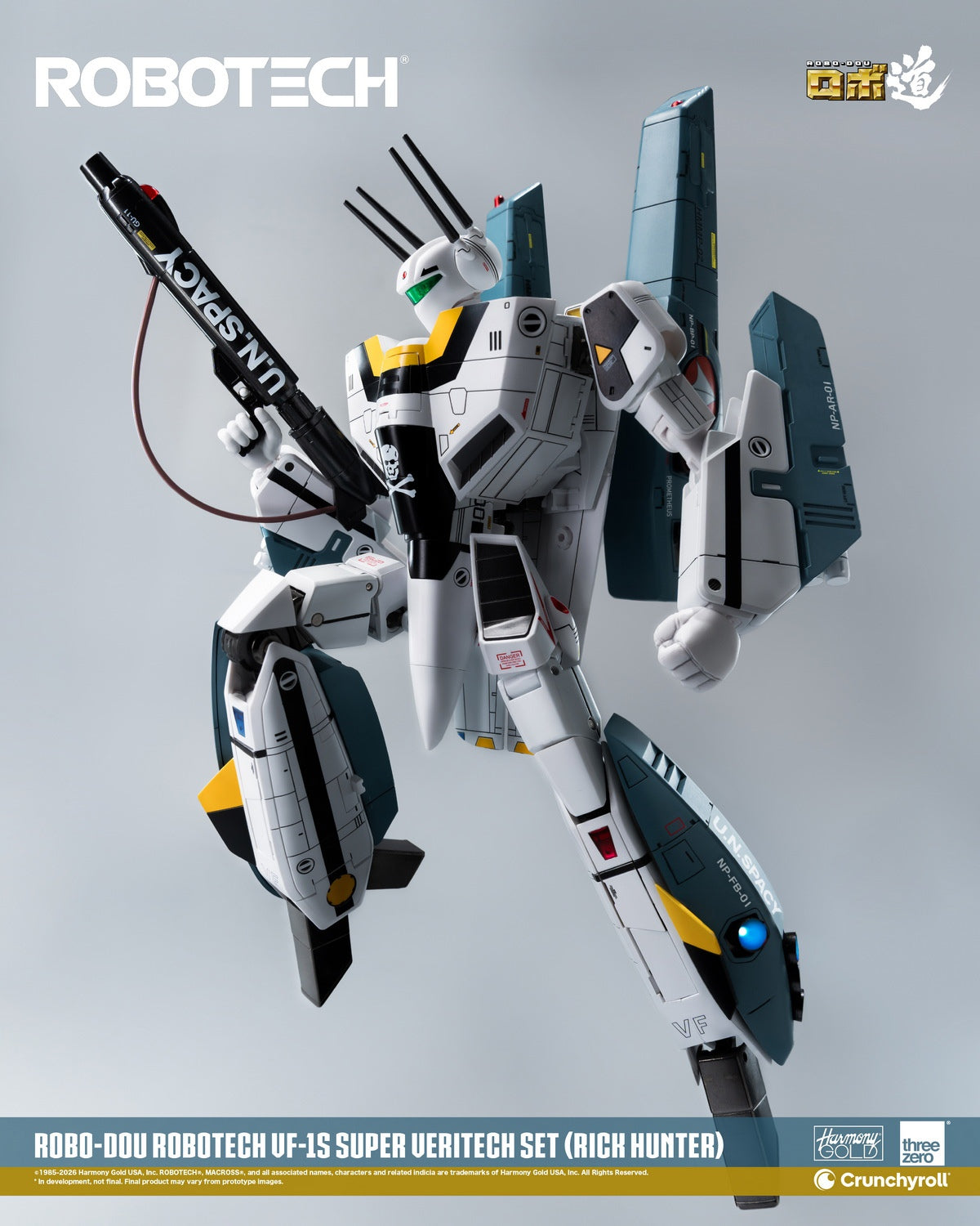 Threezero - ROBOTECH ROBO-DOU ROBOTECH VF-1S Super Veritech Set (RICK HUNTER) 3Z03070W0 (Licensed)