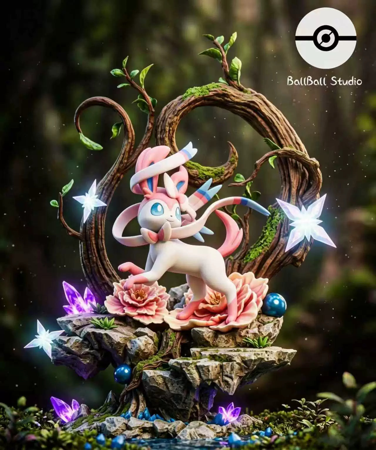 【Pre-sale】1/20 Scale Sylveon-Pokemon-BallBall Studio