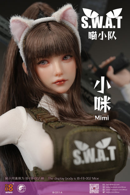 I8TOYS - 1/6 Meow SWAT Mimi Clothing Set i8-C011-A i8-C011-B (Licensed)