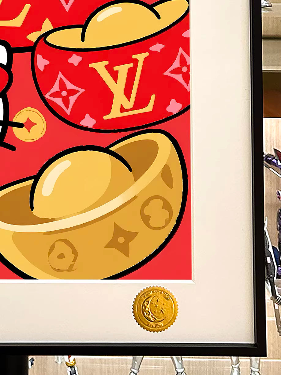 【Pre-sale】Decorative Painting of Wealthy kitty-XingKong Studio