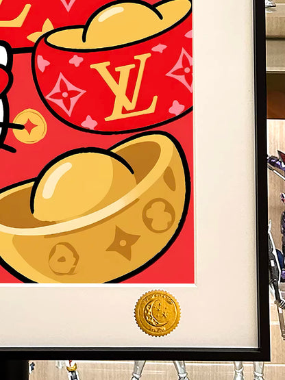 【Pre-sale】Decorative Painting of Wealthy kitty-XingKong Studio