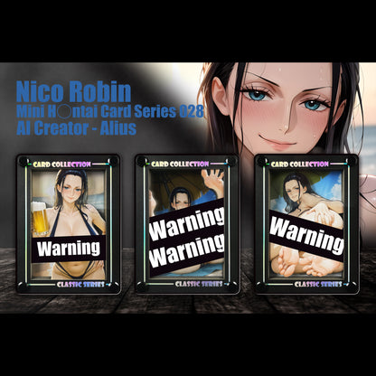 B&W Studio - Mini AI Creator Series Desktop Decorative Card #28 Nico Robin One Piece