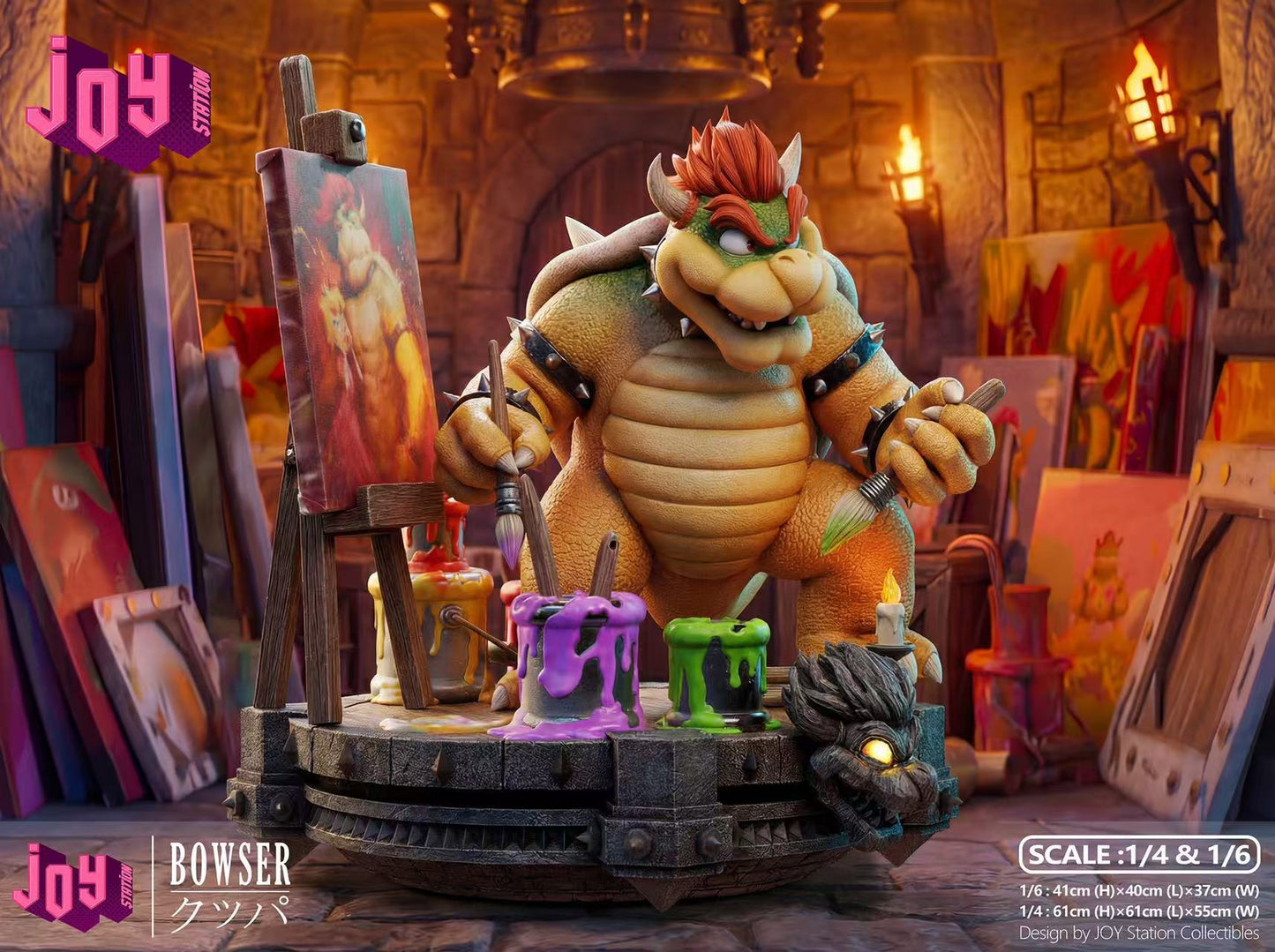 Joy Station Studio - Bowser 2.0 Super Mario 1/6 & 1/4 Scale Statue(GK)