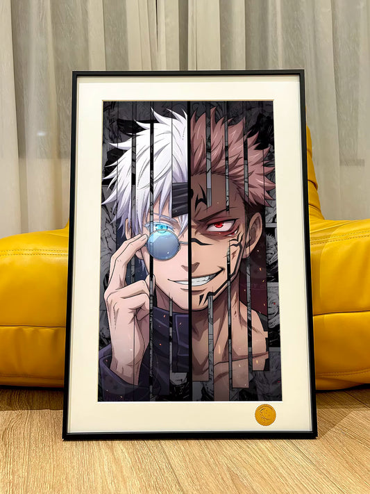 【Pre-sale】Decorative Painting of Gojo and Ryomen Sukuna-XingKong Studio