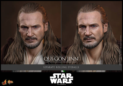 Hottoys - Star Wars: The Phantom Menace Qui-Gon Jinn 1/6th scale Collectible Figure MMS880 (Licensed)