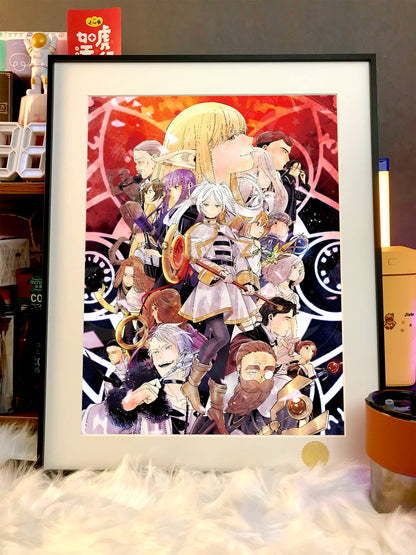 【Pre-sale】Decorative Painting of Frieren all Characters-Frieren: Beyond Journey's End-XingKong Studio