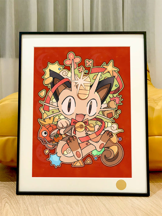 【Pre-sale】Decorative Painting of Meowth-XingKong Studio