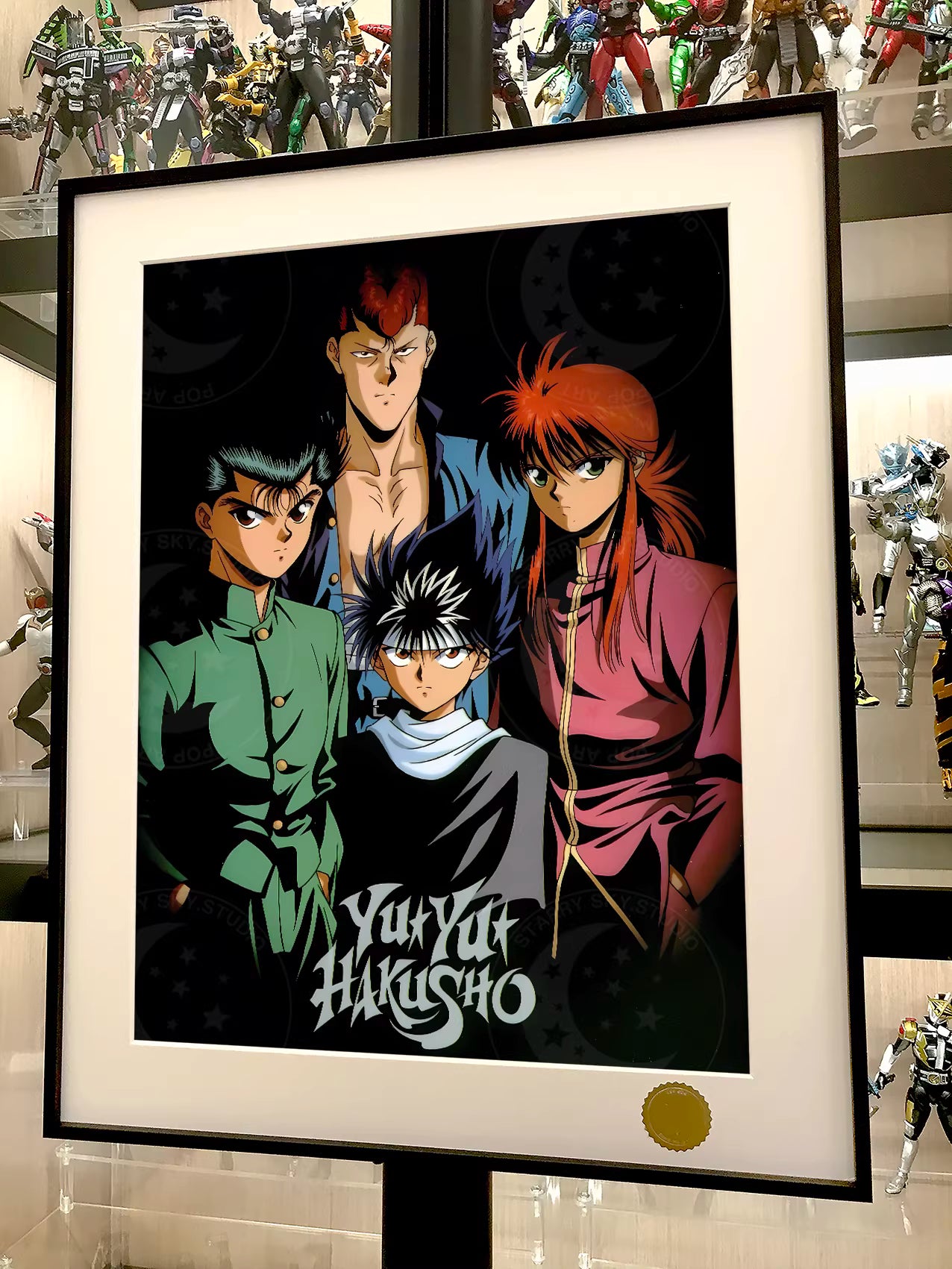 【Pre-sale】Decorative Painting of Yuusuke Urameshi, Kurama, Hiei and Kuwabara‌-XingKong Studio
