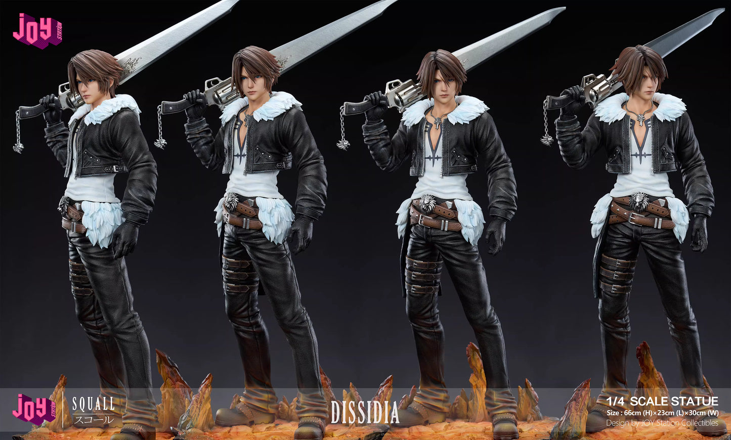 【Pre-sale】1/4 Scale Squall Leonhart with LED-Joy Station Studio