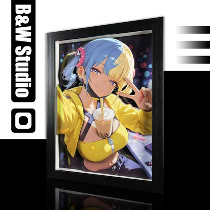 【Pre-sale】Decorative Painting of Canari-Black and White Studio