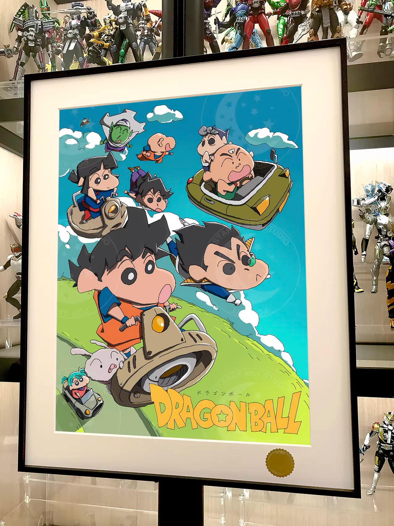 【Pre-sale】Decorative Painting of Dragon Ball Version Crayon Shin-chan-XingKong Studio