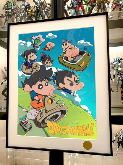 【Pre-sale】Decorative Painting of Dragon Ball Version Crayon Shin-chan-XingKong Studio