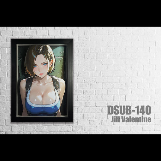 【Pre-sale】Decorative Painting of Jill Valentine-Black and White Studio