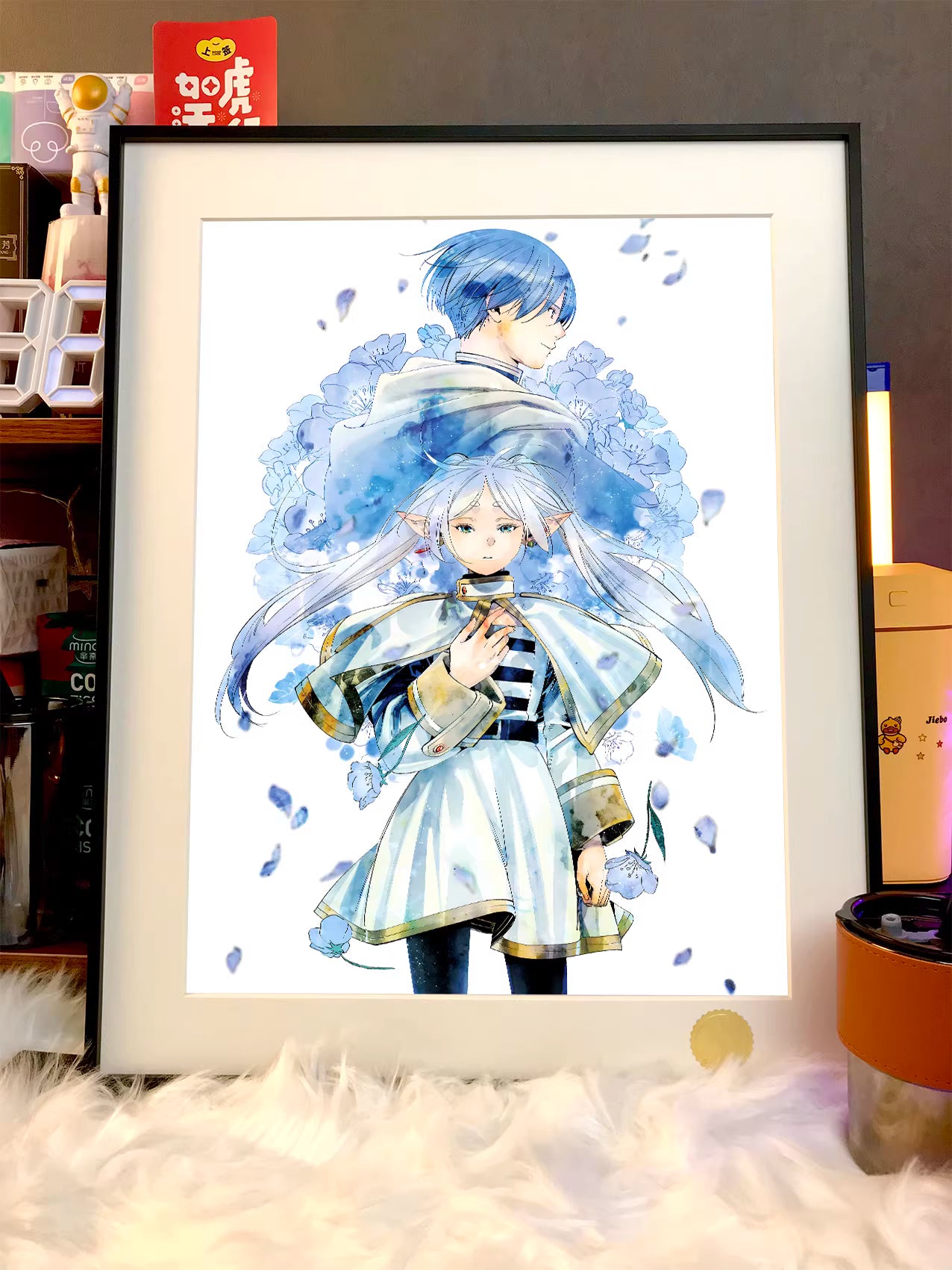 【Pre-sale】Decorative Painting of Blue Flower Frieren and Himmel-XingKong Studio