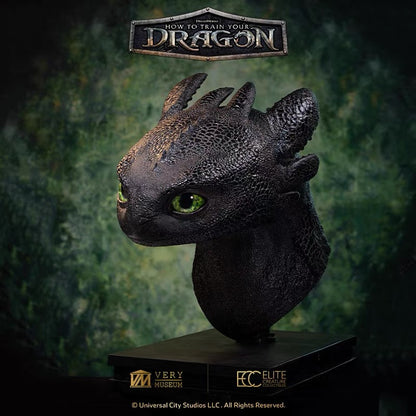 【Pre-sale】1/1 Scale Bust of Toothless Licensed-How to Train Your Dragon-Elite Creature Collectibles Studio