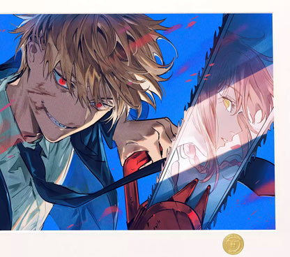 【Pre-sale】Decorative Painting of Denji and Makima-H2 Studio
