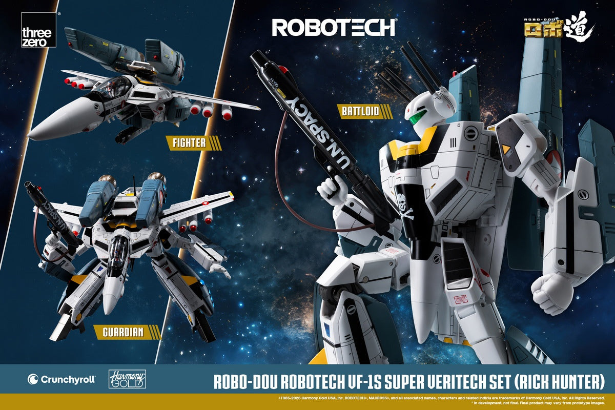 Threezero - ROBOTECH ROBO-DOU ROBOTECH VF-1S Super Veritech Set (RICK HUNTER) 3Z03070W0 (Licensed)