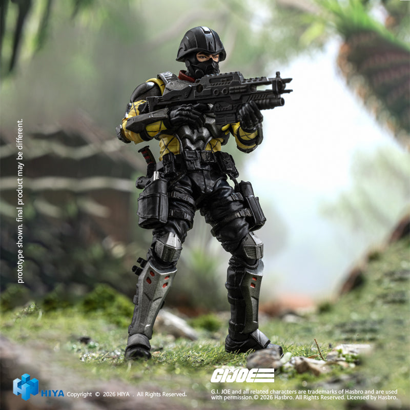 Hiya Toys - Exquisite Mini Series 1/18 Scale 4 Inch G.I.Joe Python Trooper Action Figure EMG0516 (Licensed)