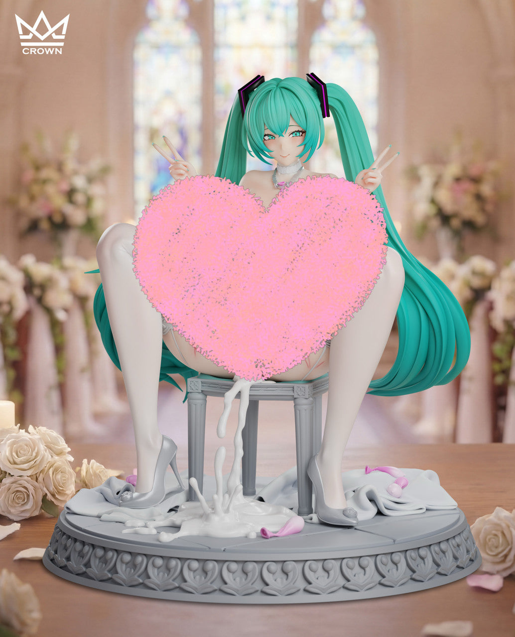 【Pre-sale】1/6 Scale Hatsune Miku and Hatsune Miku Rabbit Hole-Crown Studio