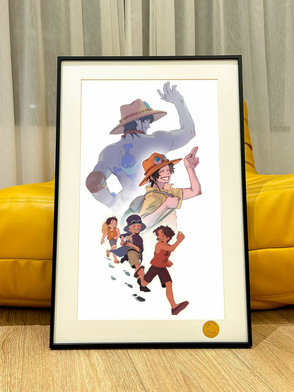 【Pre-sale】Decorative Painting of Goodbye Ace-One Piece-XingKong Studio