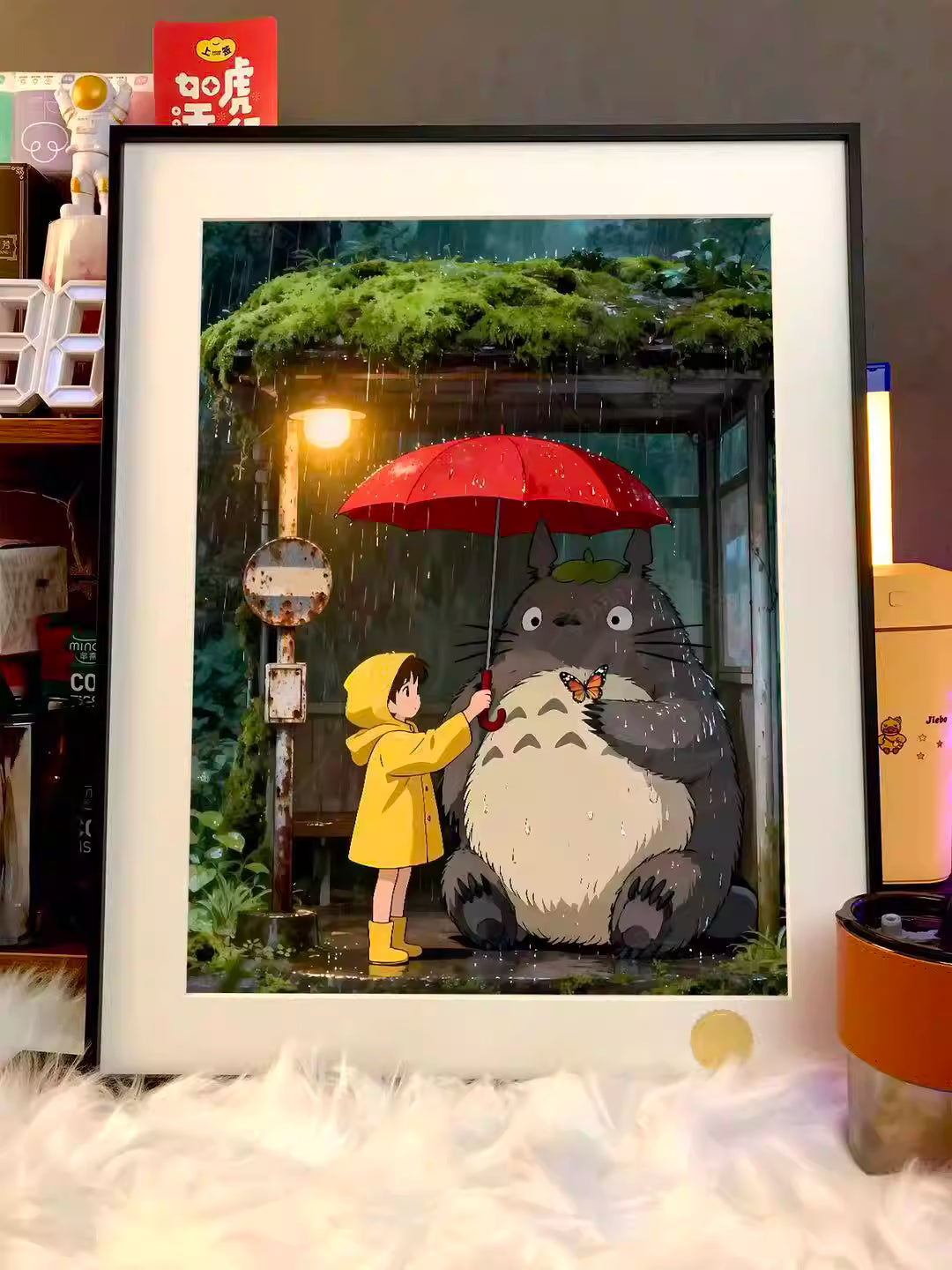 【Pre-sale】Decorative Painting of Rainy Night Totoro-XingKong Studio