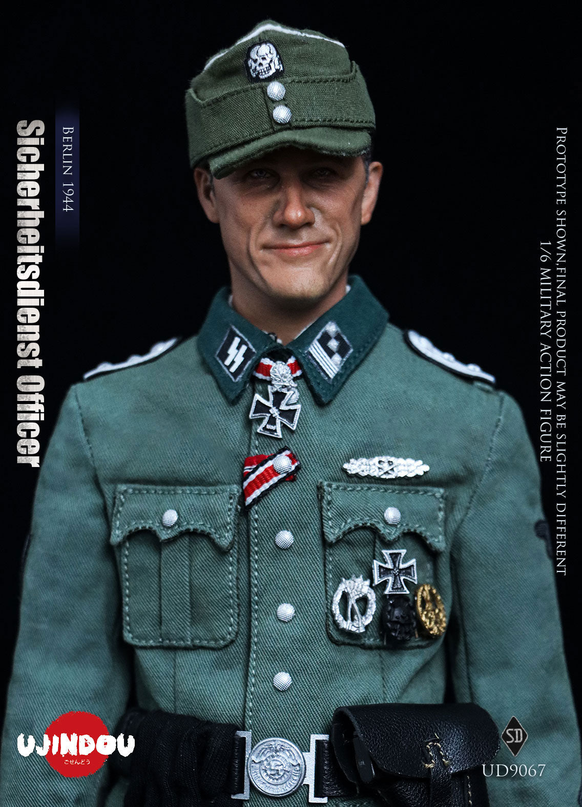 UJINDOU - 1/6 Sicherheitsdienst Officer, Berlin 1944 NO. UD9067 (Licensed)