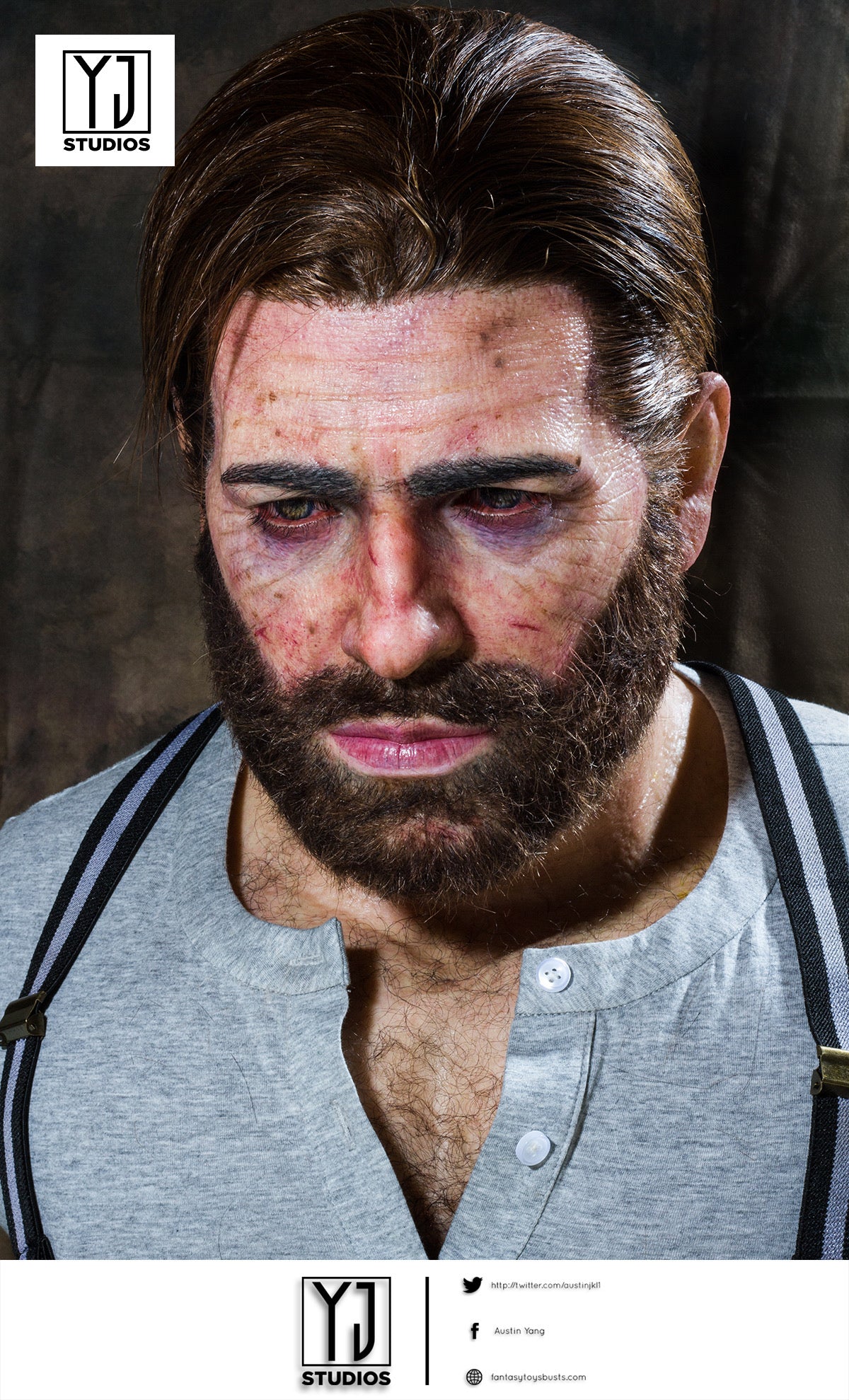 【Pre-sale】1/1 Scale Bust of Morgan Sick version-YJ Studio