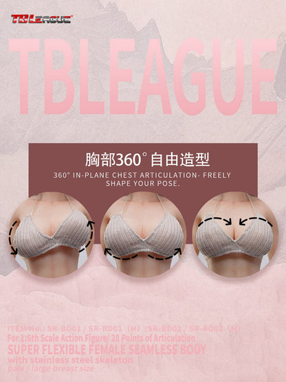 TBLeague - 1/6 Narrow Shoulders X Curvy Hips Female Body SR-BD01 SR-BD02