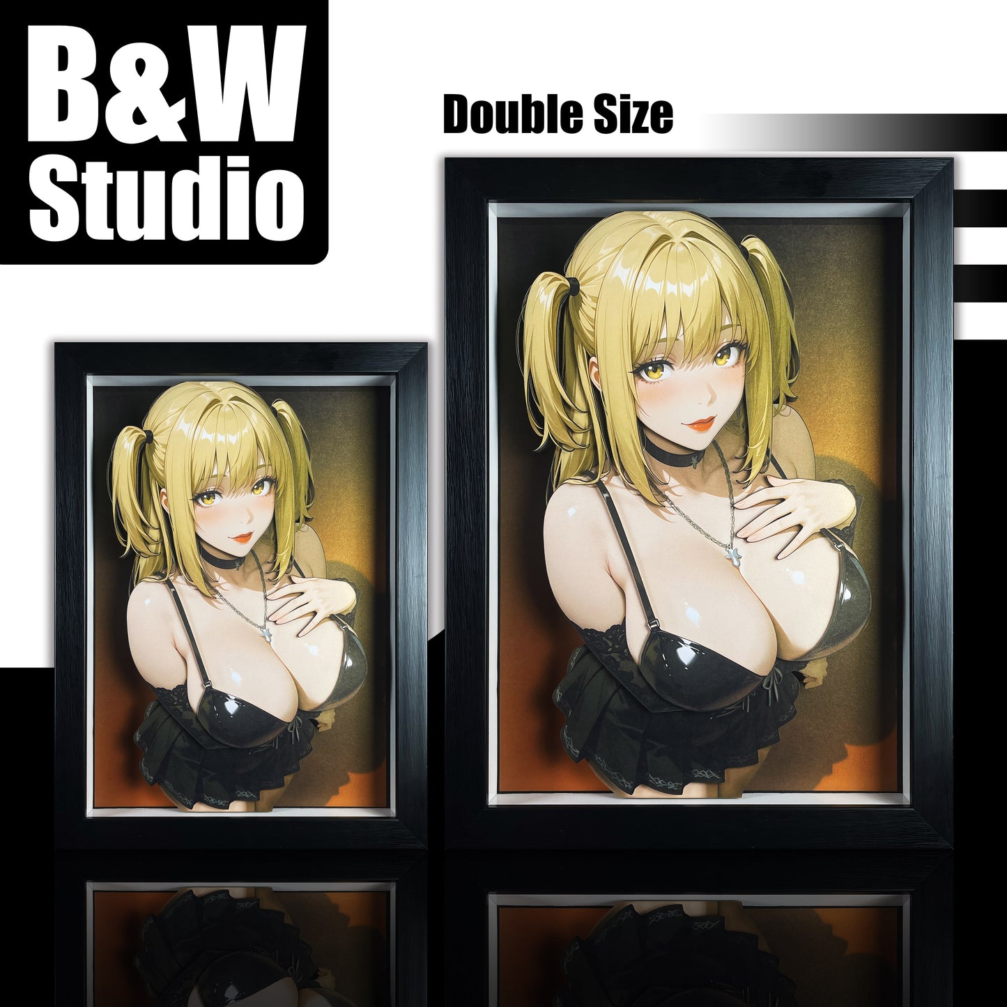 【Pre-sale】Decorative Painting of Misa-Black and White Studio