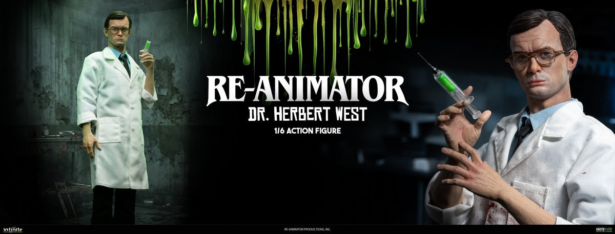 Infinite Statue - RE-ANIMATOR DOCTOR HERBERT WEST 1/6 ACTION FIGURE (Licensed)
