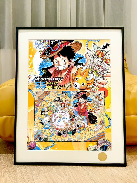 【Pre-sale】Decorative Painting of Happy Birthday Luffy-XingKong Studio