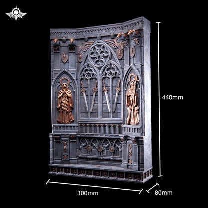 Xinglan Workshop-Universal Warhammer-style Temple Primarch Throne (Compatible with 1/18, 1/12 & 1/6 Scales)-Sence