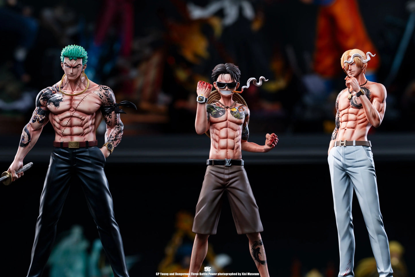 【Pre-sale】1/6 and 1/4 Scale Luffy, Sanji and Zoro-One Piece-GP Studio