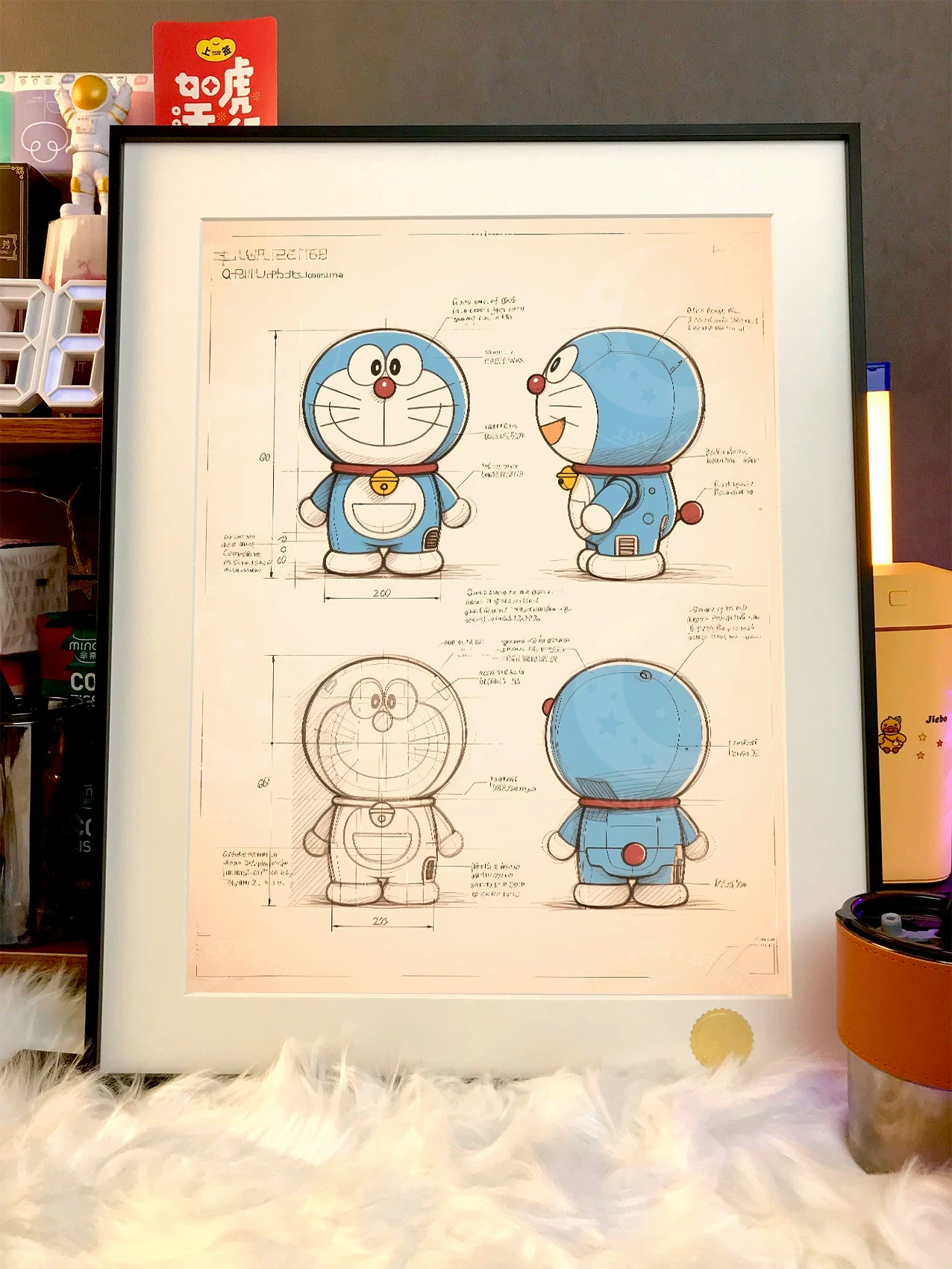 【Pre-sale】Decorative Painting of Design Draft of Doraemon-XingKong Studio