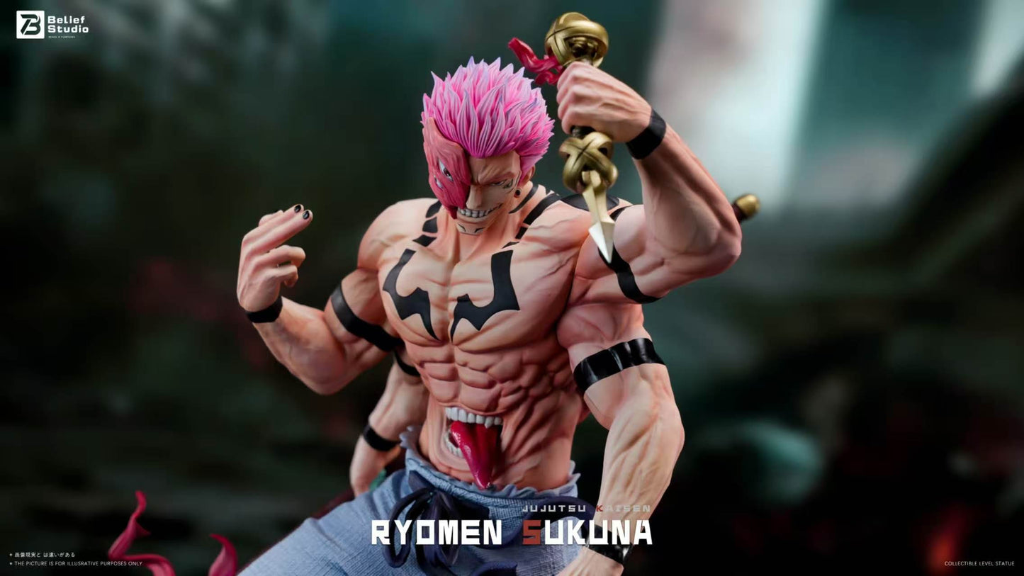 Belief Studio - Ryomen Sukuna Standing Pose Jujutsu Kaisen  1/6 Scale Statue(GK)