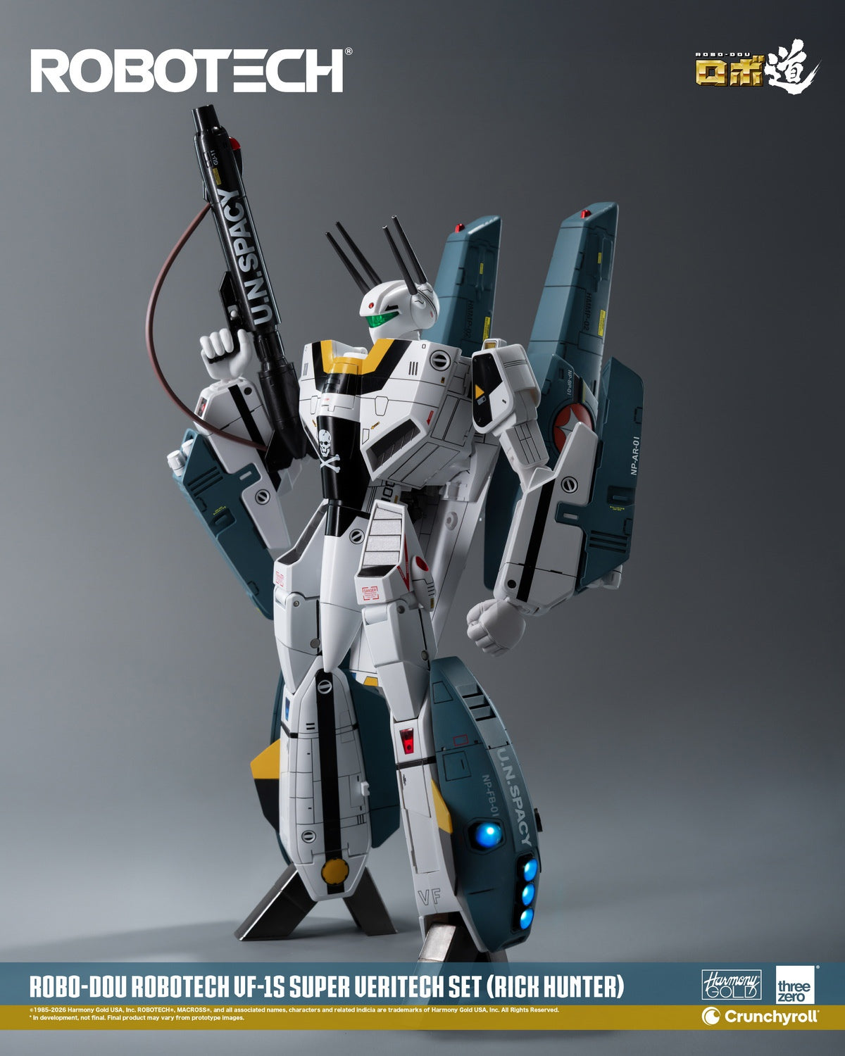 Threezero - ROBOTECH ROBO-DOU ROBOTECH VF-1S Super Veritech Set (RICK HUNTER) 3Z03070W0 (Licensed)
