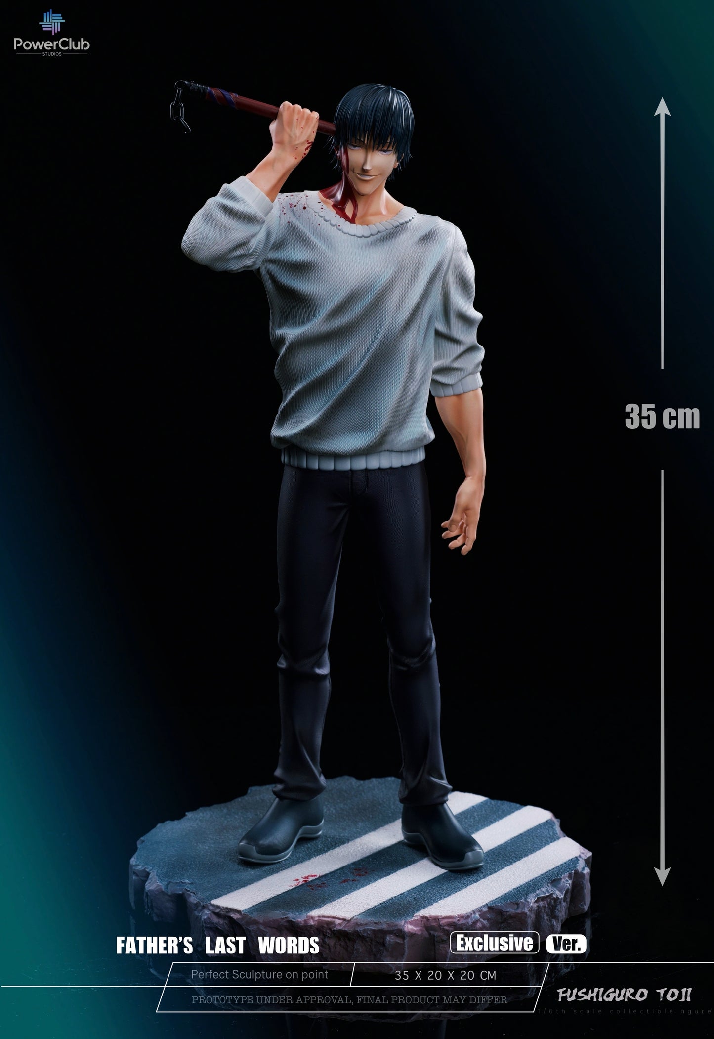 PowerClub Studio - Toji Fushiguro Jujutsu Kaisen 1/6 Scale Statue(GK)