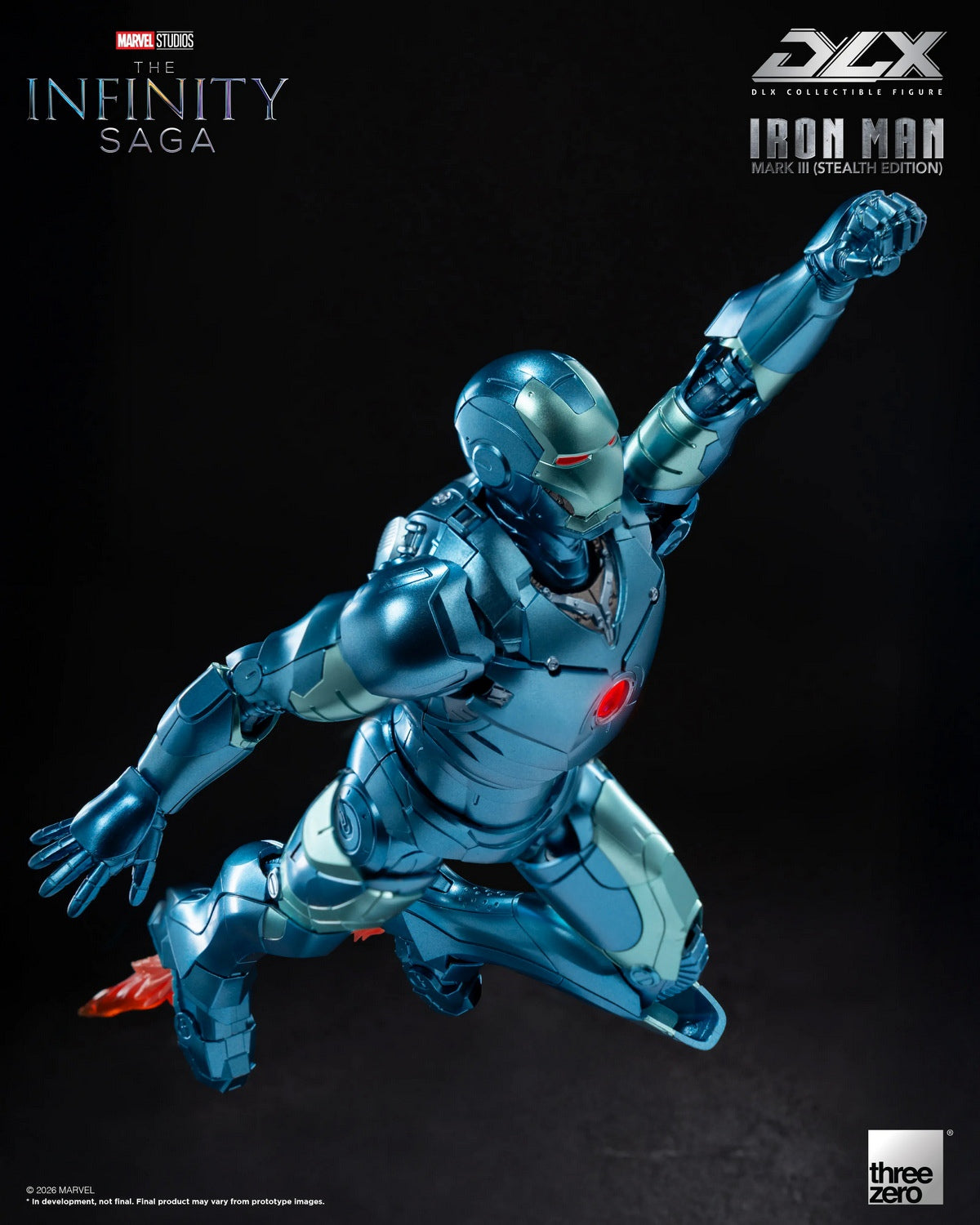 Threezero - Marvel Studios: The Infinity Saga DLX Iron Man Mark 3 (Stealth Edition) 3Z09220C0 (Licensed)