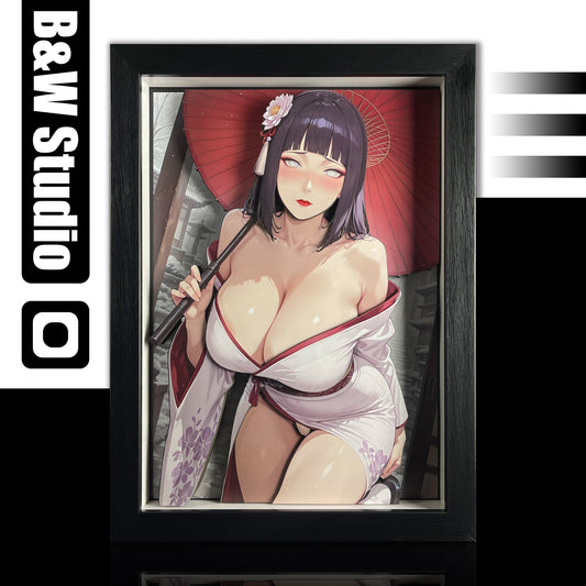 【Pre-sale】DSMG-133 Decorative Painting of Kimono Hyūga Hinata-Black and White Studio