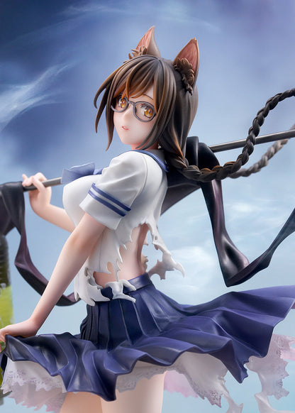 QuesQ - Comic "Bakemonogatari" Tsubasa Hanekawa 1/7 Complete Figure (Licensed)