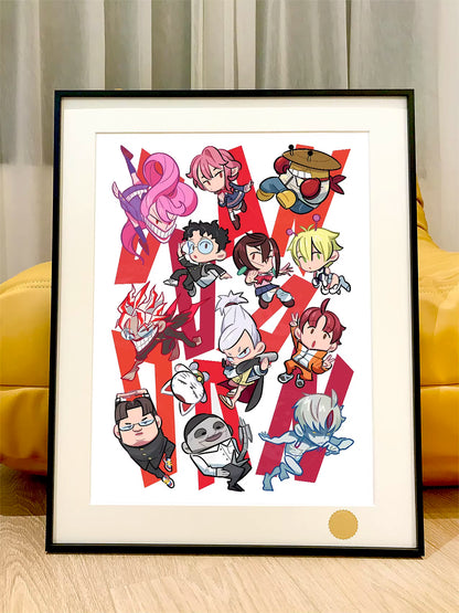 【Pre-sale】Decorative Painting of Q Version Characters of Dandadan-XingKong Studio