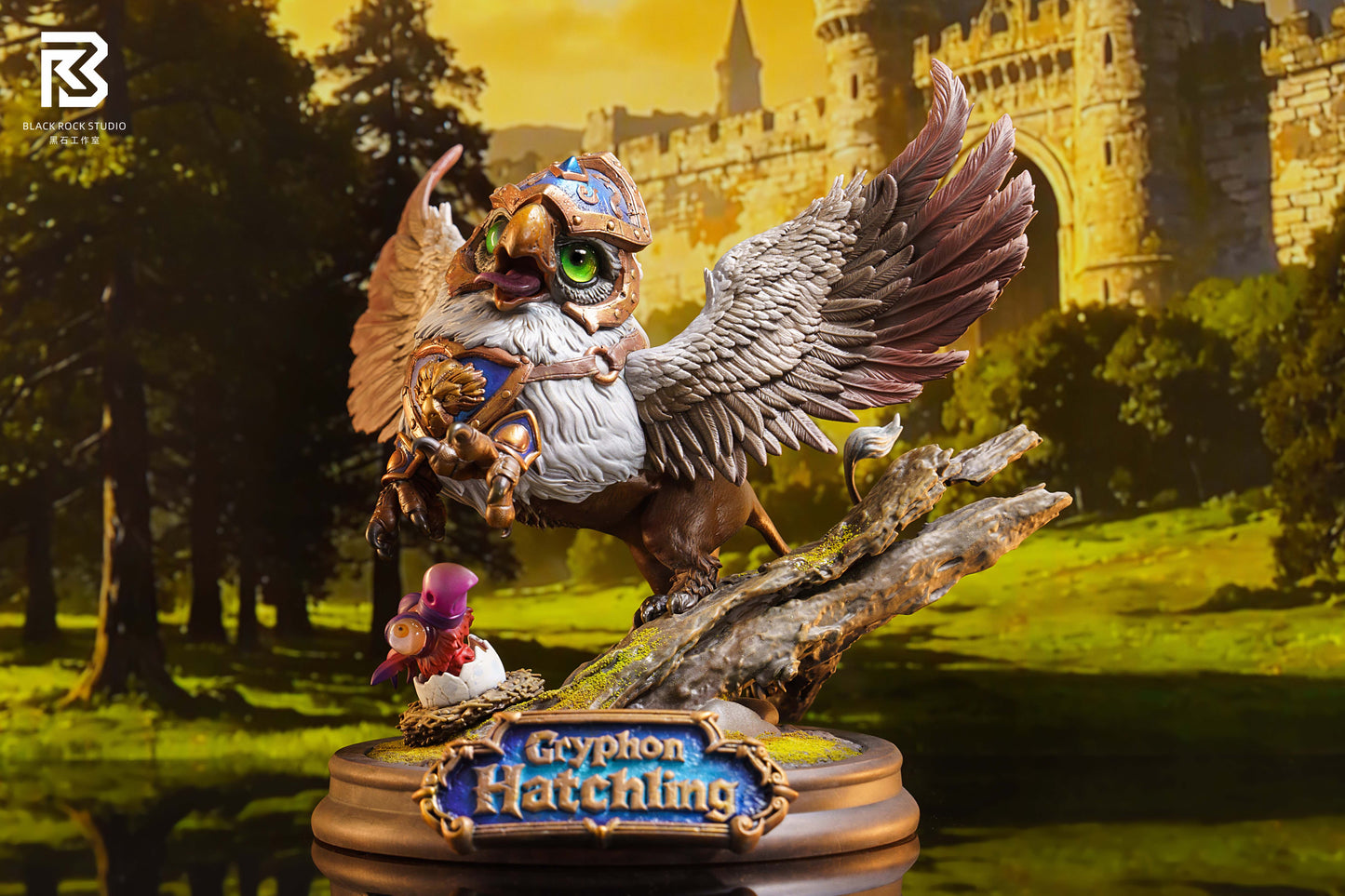 BR Studio - Gryphon X Observer X Ogre Chibi Figure World of Warcraft