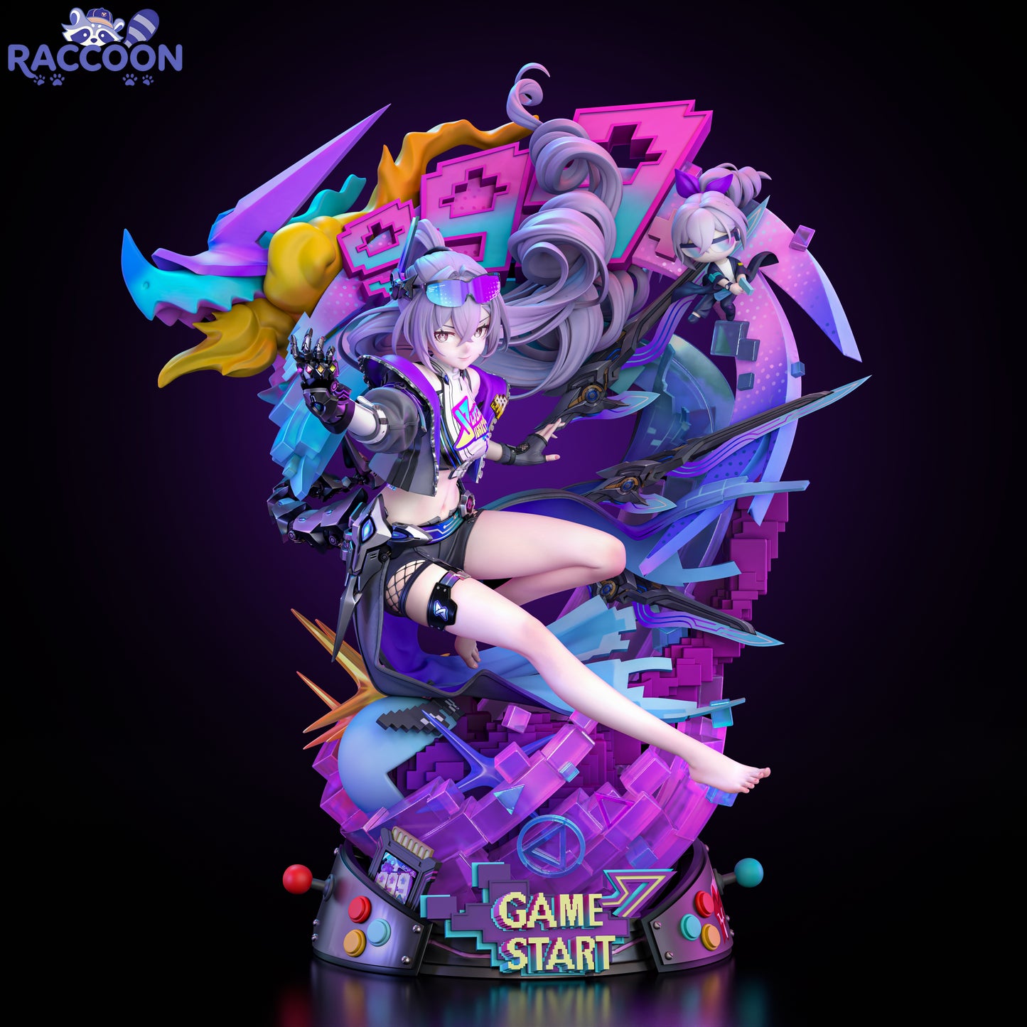 【Pre-sale】1/6 Scale Silver Wolf-Honkai: Star Rail-XiaoHuanXiong Studio
