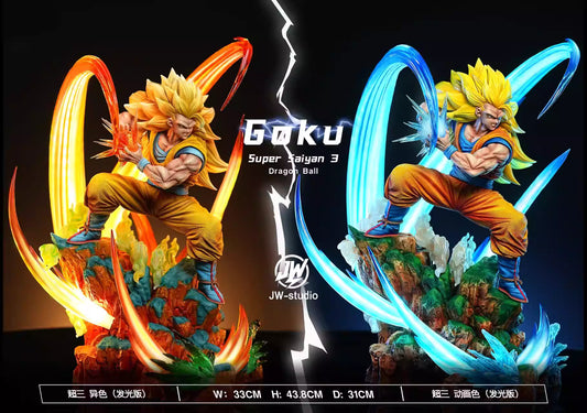 【Pre-sale】1/6 and 1/4 Scale SS3 Goku with LED-JW Studio